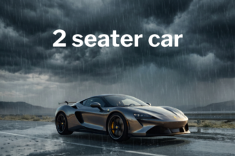 Stylish 2 seater car with sporty design and premium features