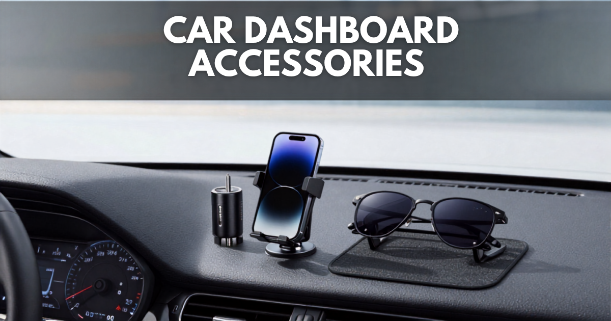 Car dashboard accessories for stylish and organized interiors