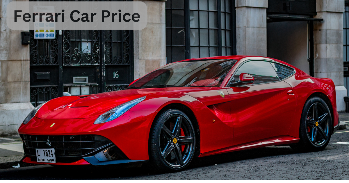 Ferrari car price showcasing iconic design information