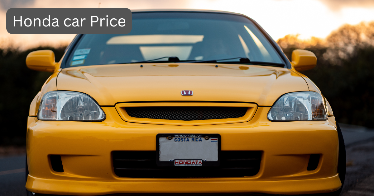 Honda car prices and latest model lineup information