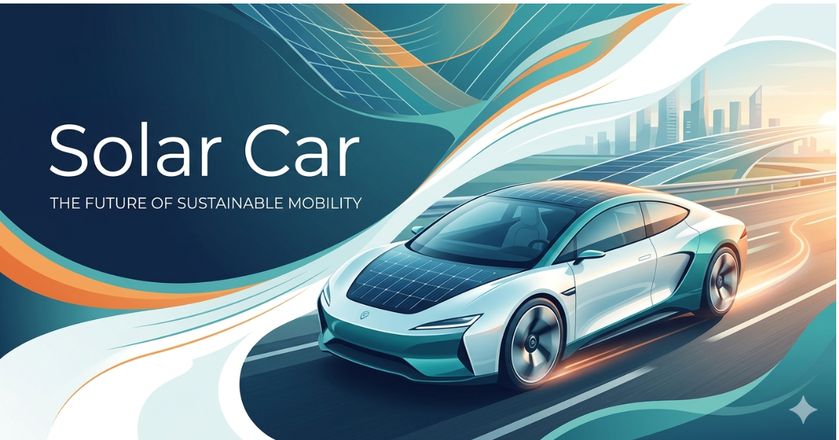 Solar car in India showcasing eco friendly transportation technology
