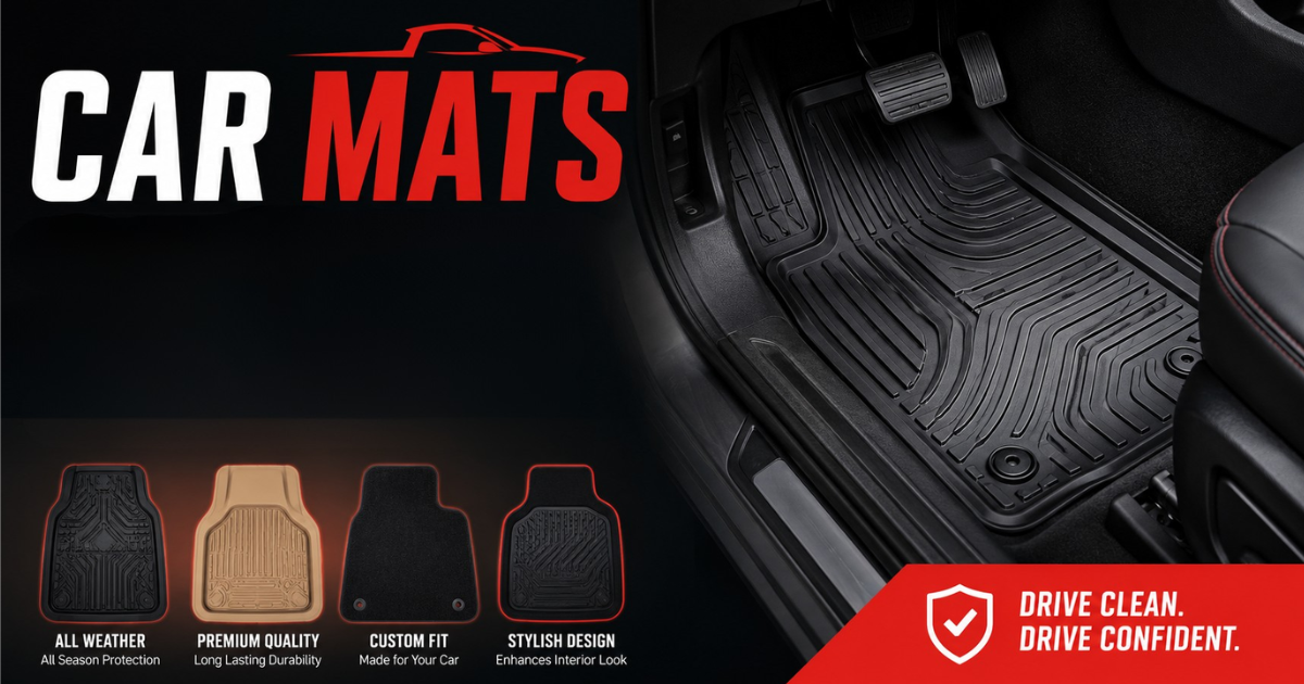 Stylish Car Mats that help maintain a neat and organized vehicle cabin