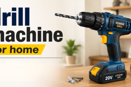 Drill machine for home use with powerful motor for DIY projects