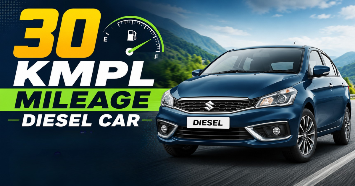 30 kmpl mileage diesel car in India for speed check