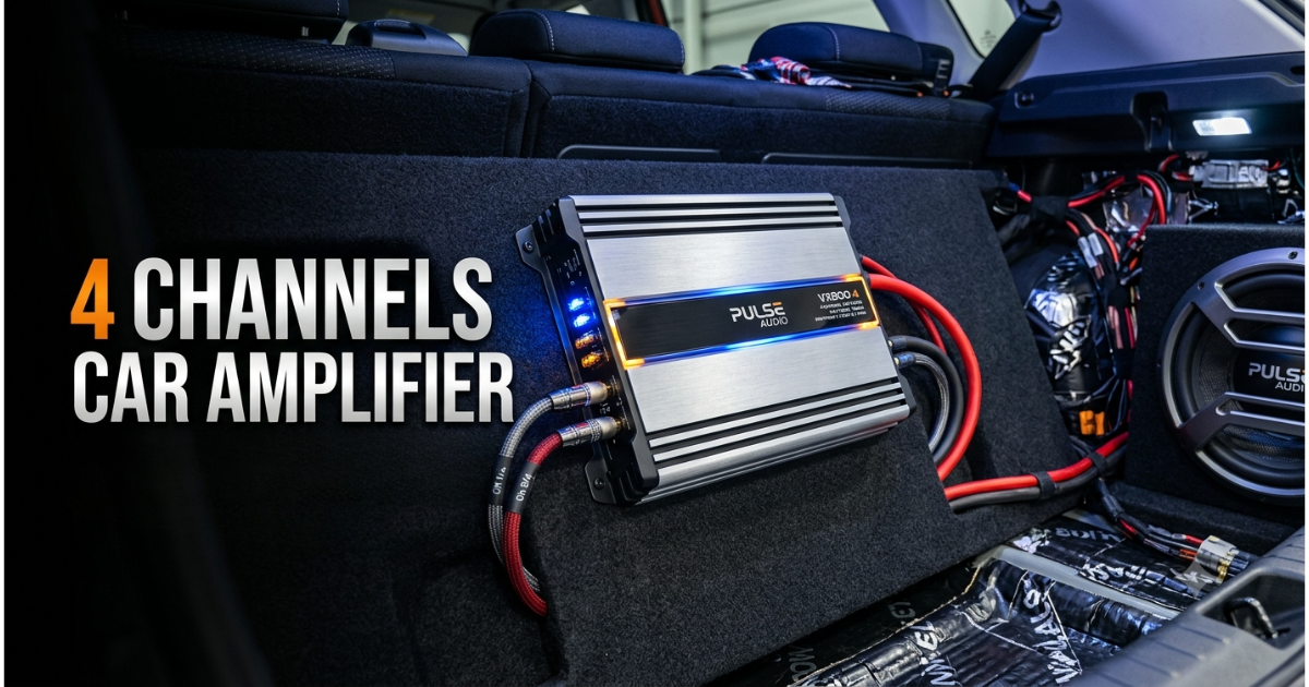 4 channels car amplifier