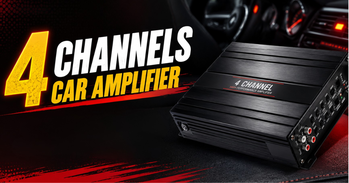 4 channels car amplifier