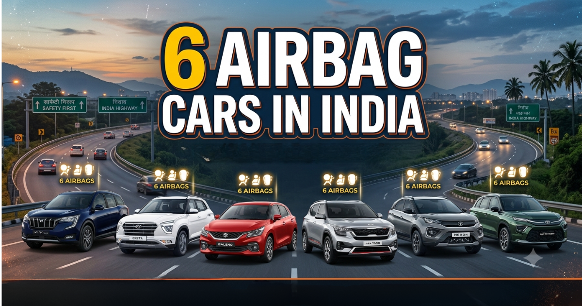 6 Airbag cars in India for secure your life