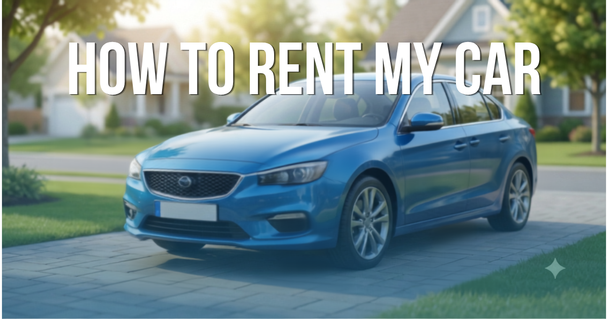 How to rent my car