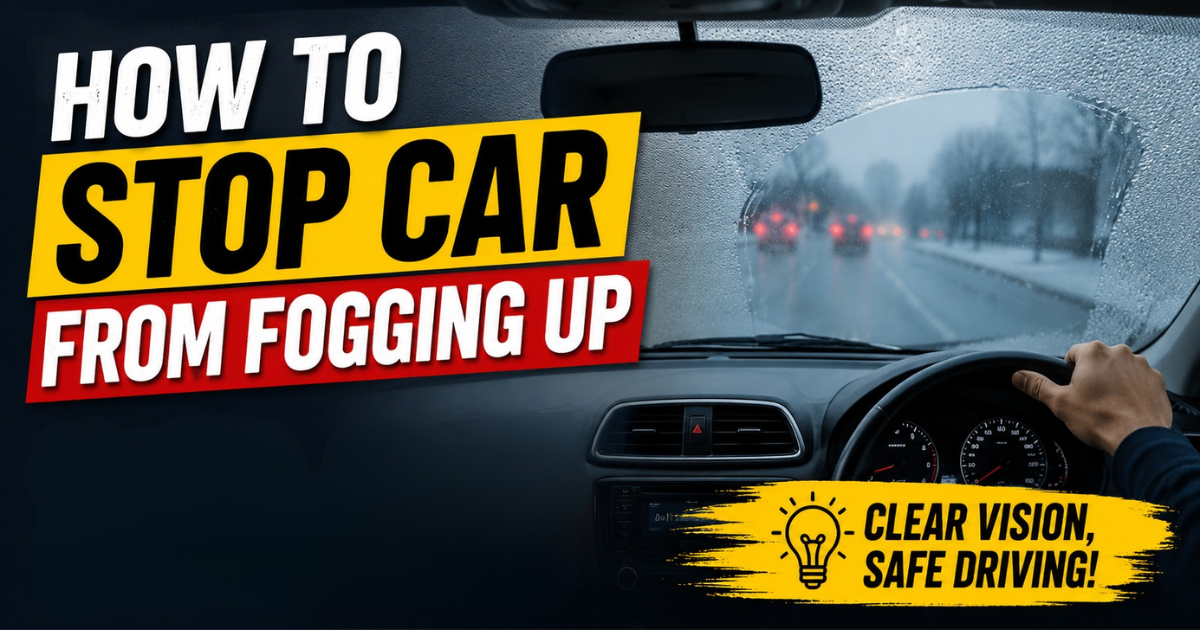 how to stop car from fogging up for clear vision