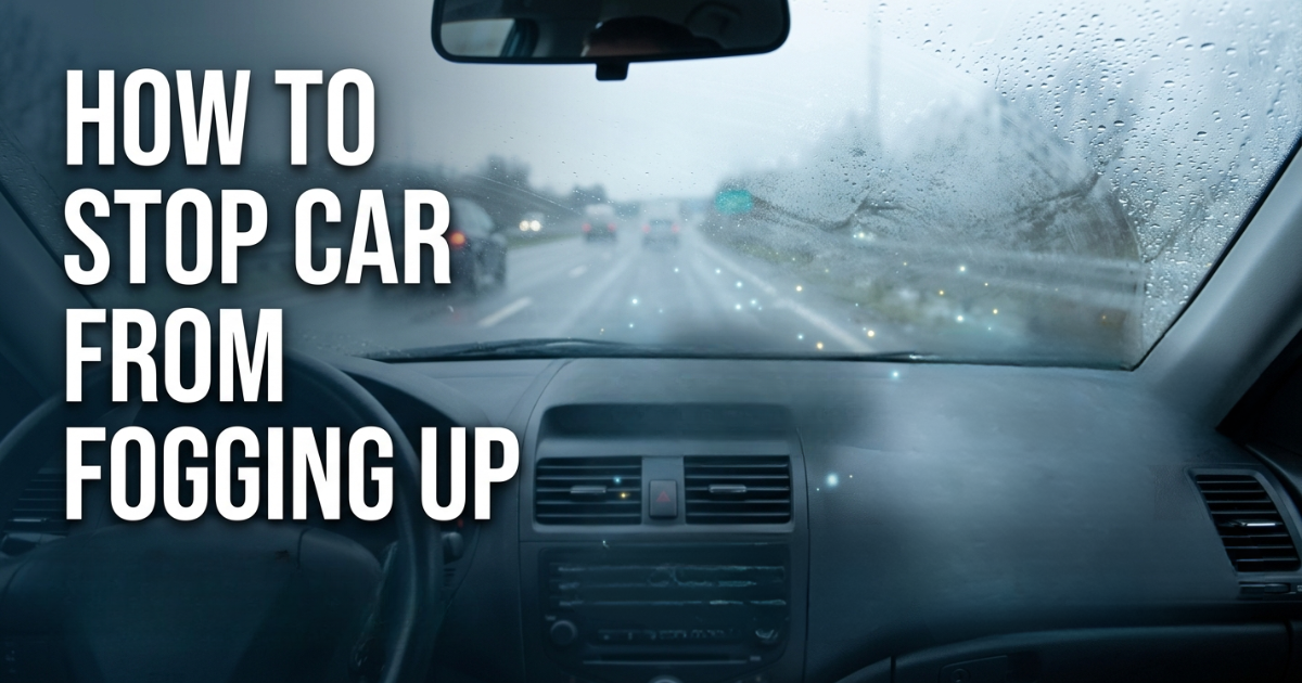 how to stop car from fogging up with smooth driving