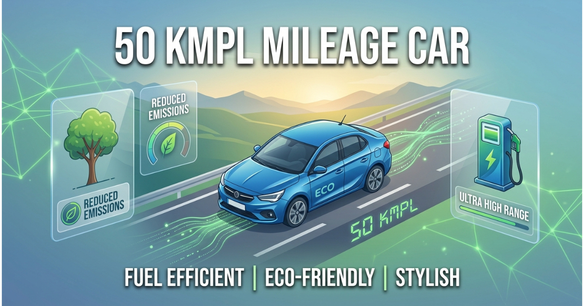 50 kmpl mileage car for ECO friendly