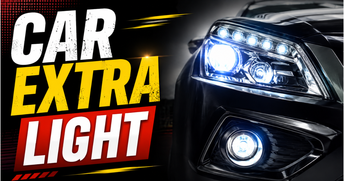 Car Extra Light drive safe in rain