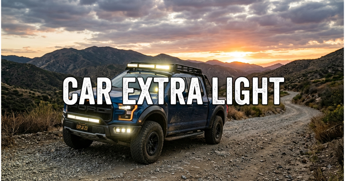 Car Extra Light drive save in fog
