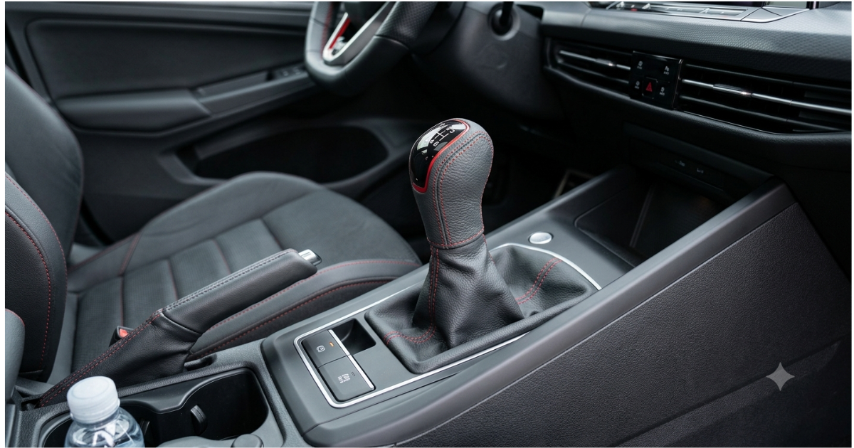 car gear cover protects the gear knob 