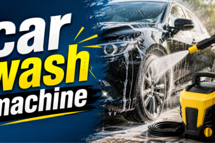 Car wash machine for stain remover