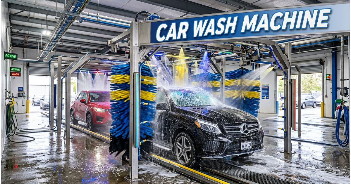 Car wash machine for beauty