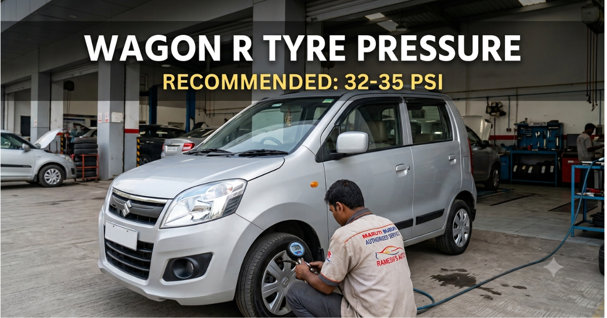 Wagon R tyre Pressure