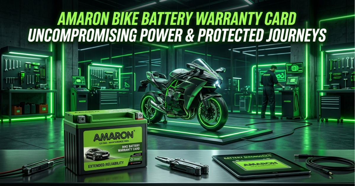 amaron bike battery warranty card about claim checks