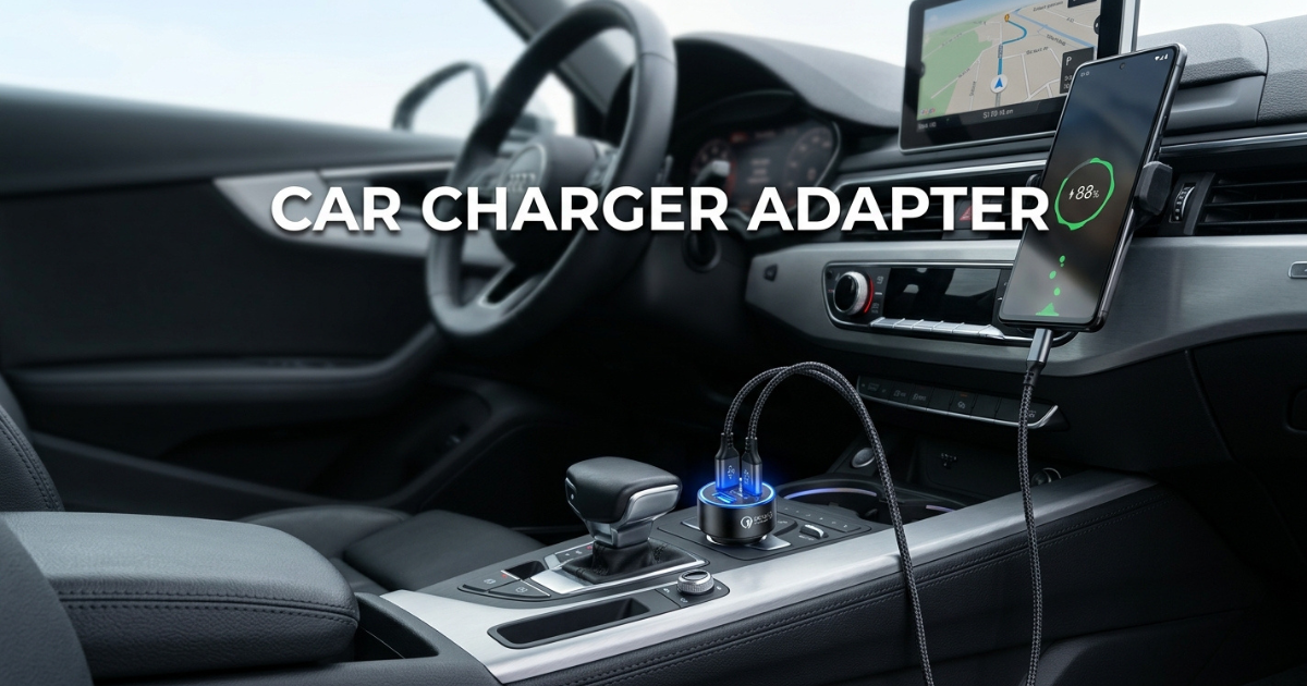 car charger adapter for fast charging