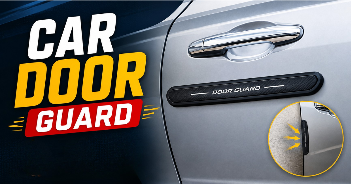 car door guard protects door edges