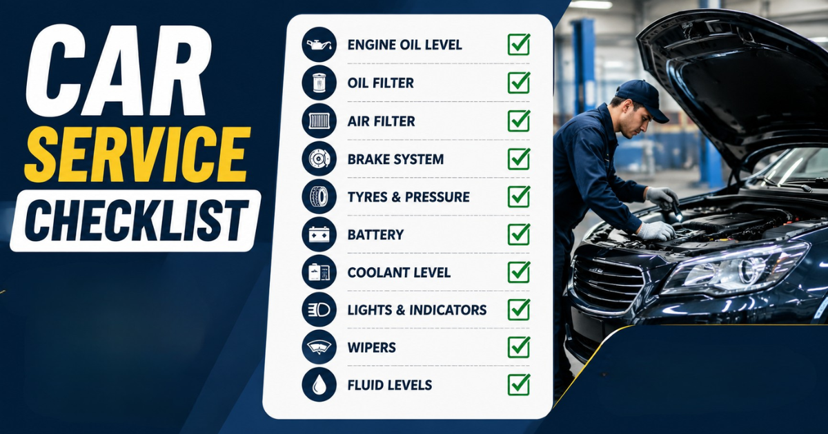 car service checklist save money