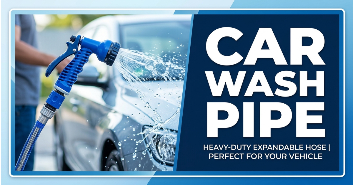 car wash pipe for cleaning