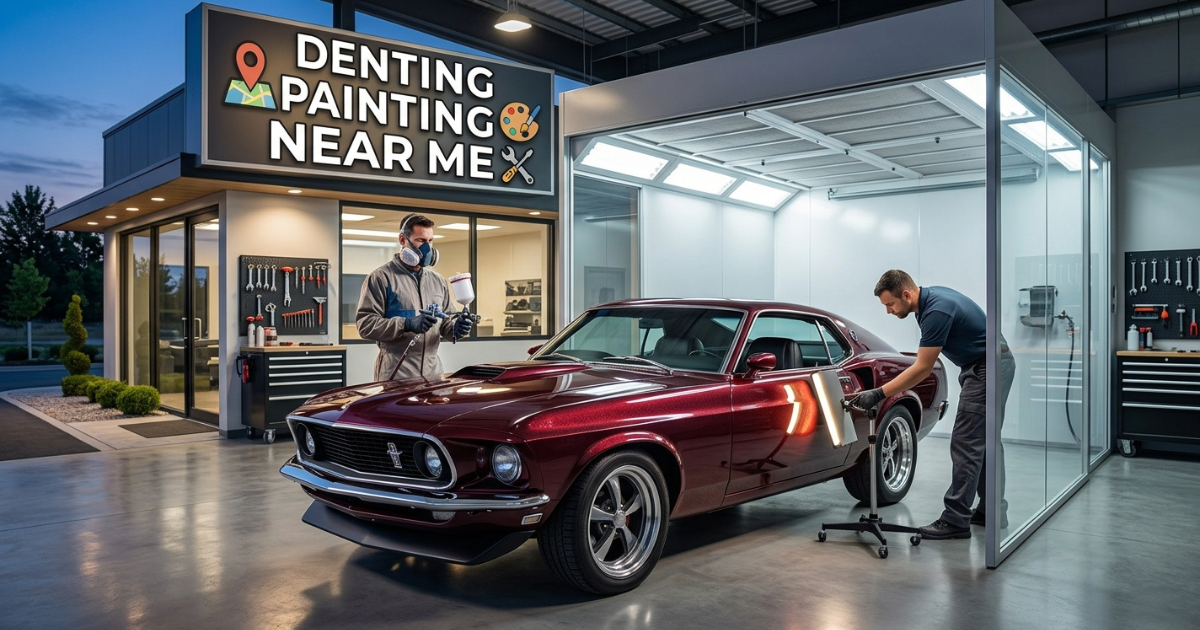 denting painting near me that fix dents