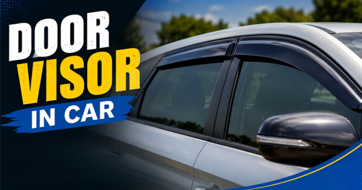 door visor in car protect from rain
