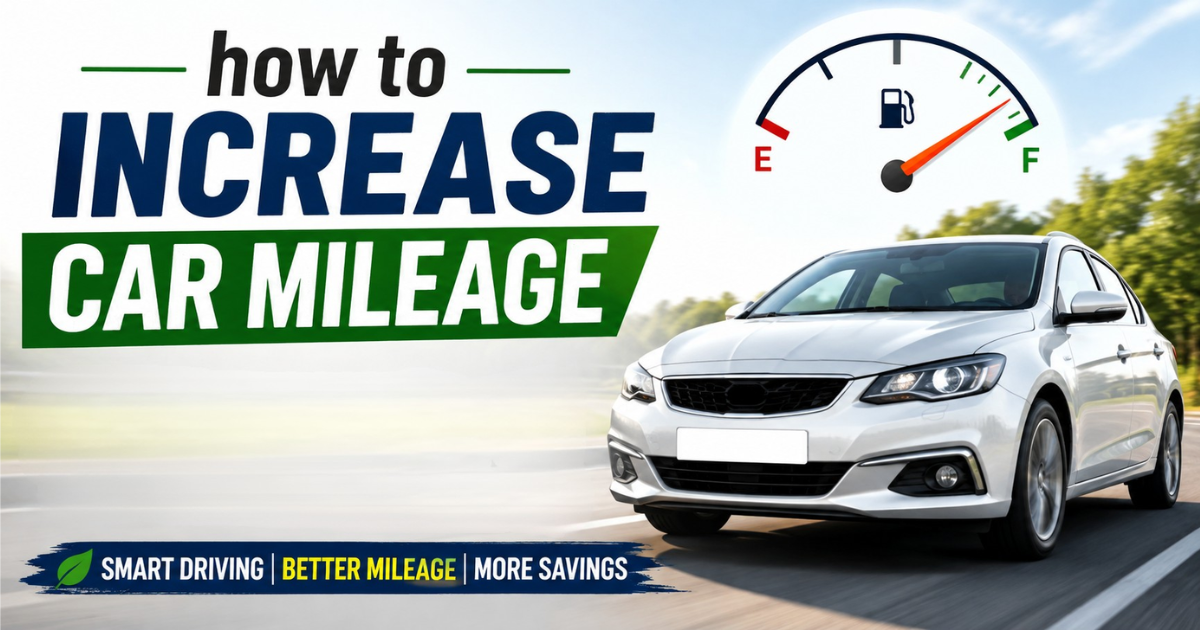 how to increase car mileage with smart daily habit