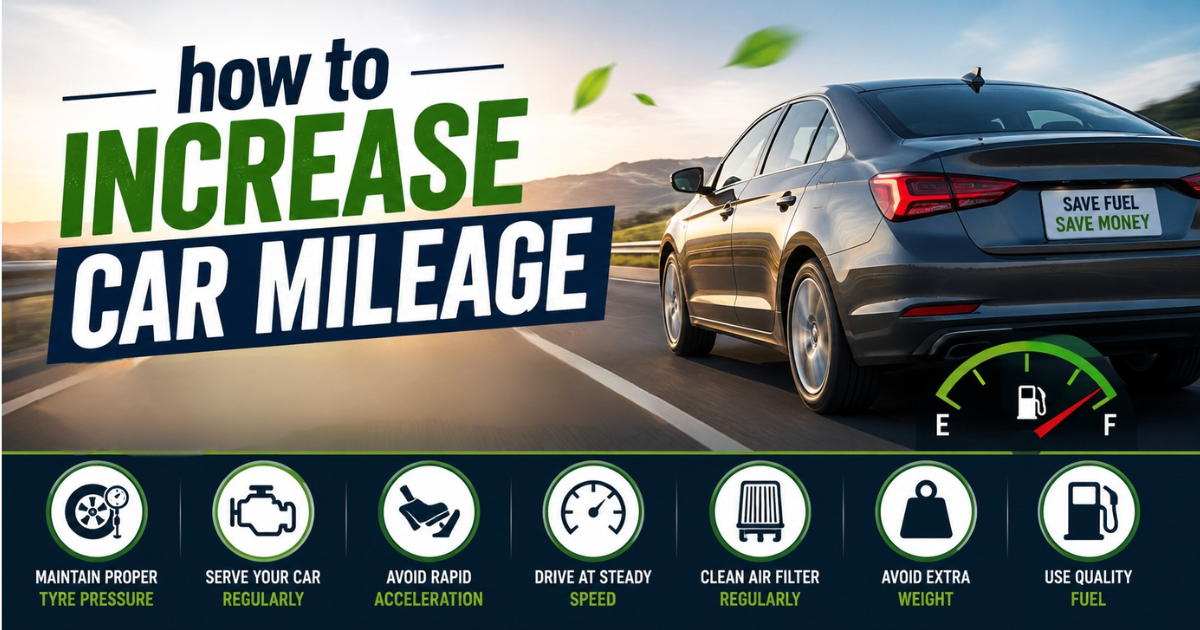 how to increase car mileage with Good driving habits