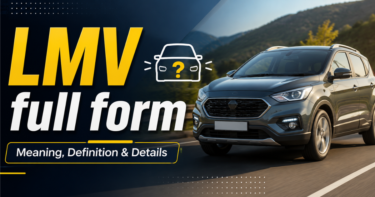 lmv full form for vehicles