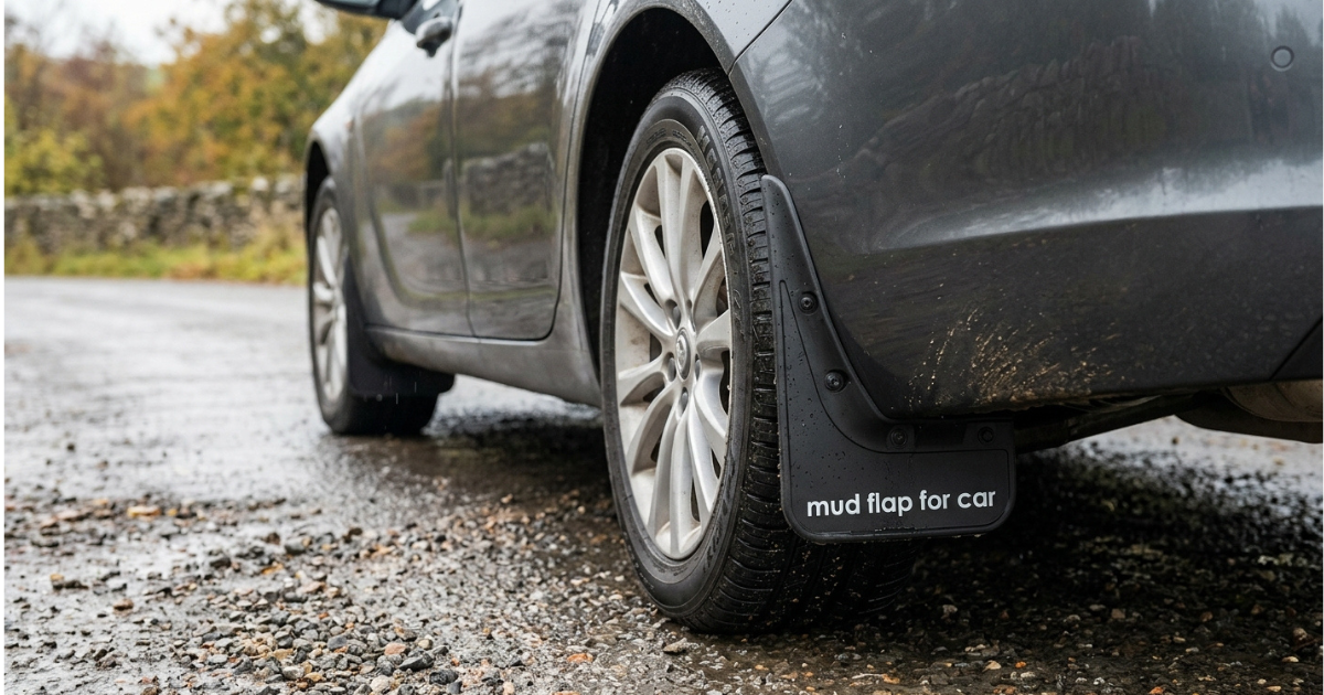 mud flap for car cuts down mud