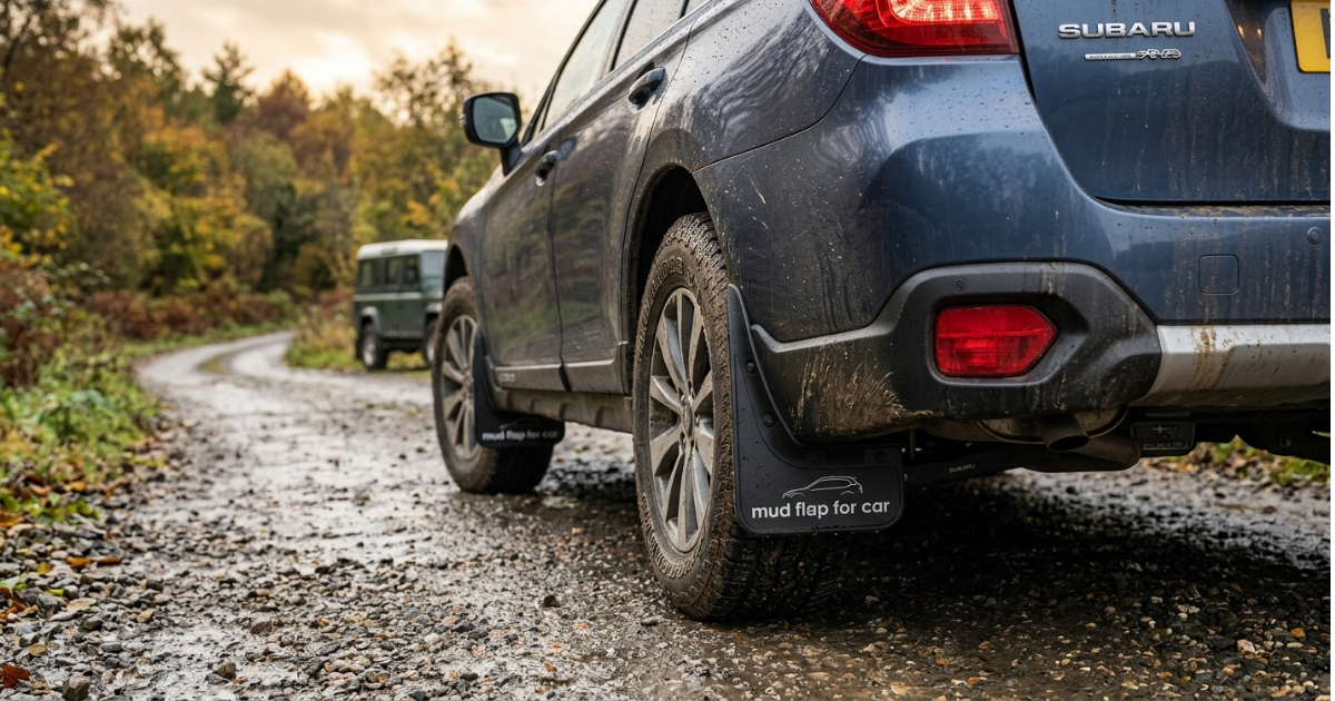 mud flap for car stops road debris hitting 