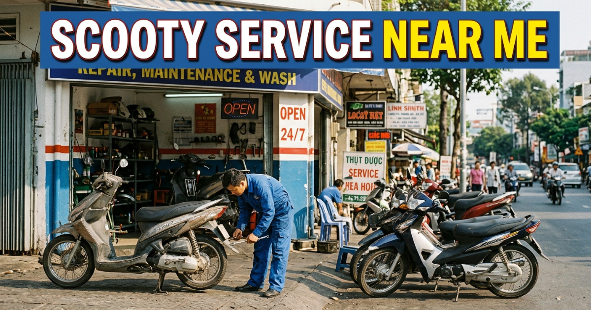 scooty service near me for service at door step