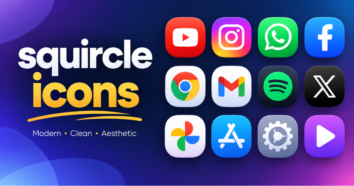 squircle icons favorite in modern app