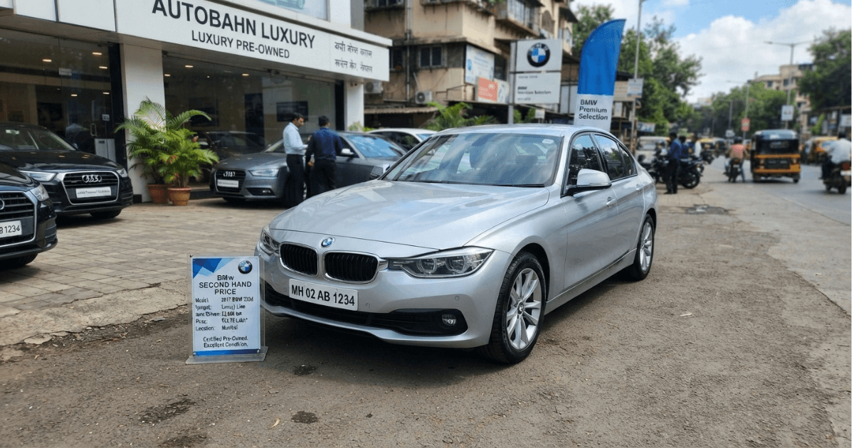 Checking BMW second hand price before buying online