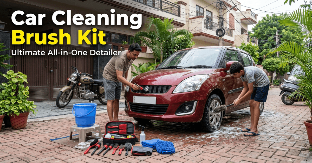 Ultimate car cleaning brush kit for showroom worthy shine