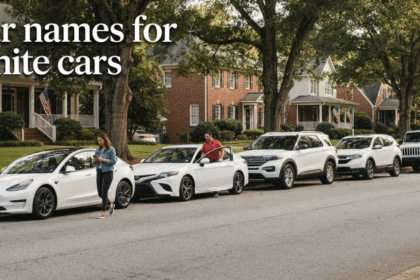 Car Names for White Cars: Stylish Pearl Models