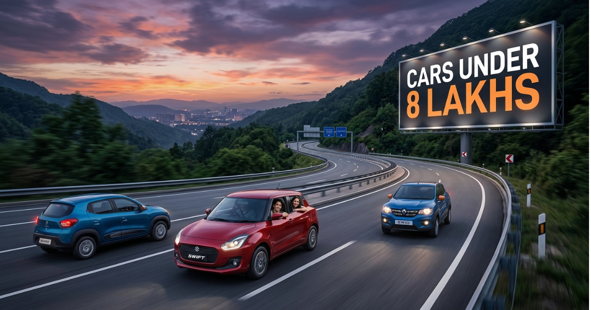 cars under 8 lakhs for selection