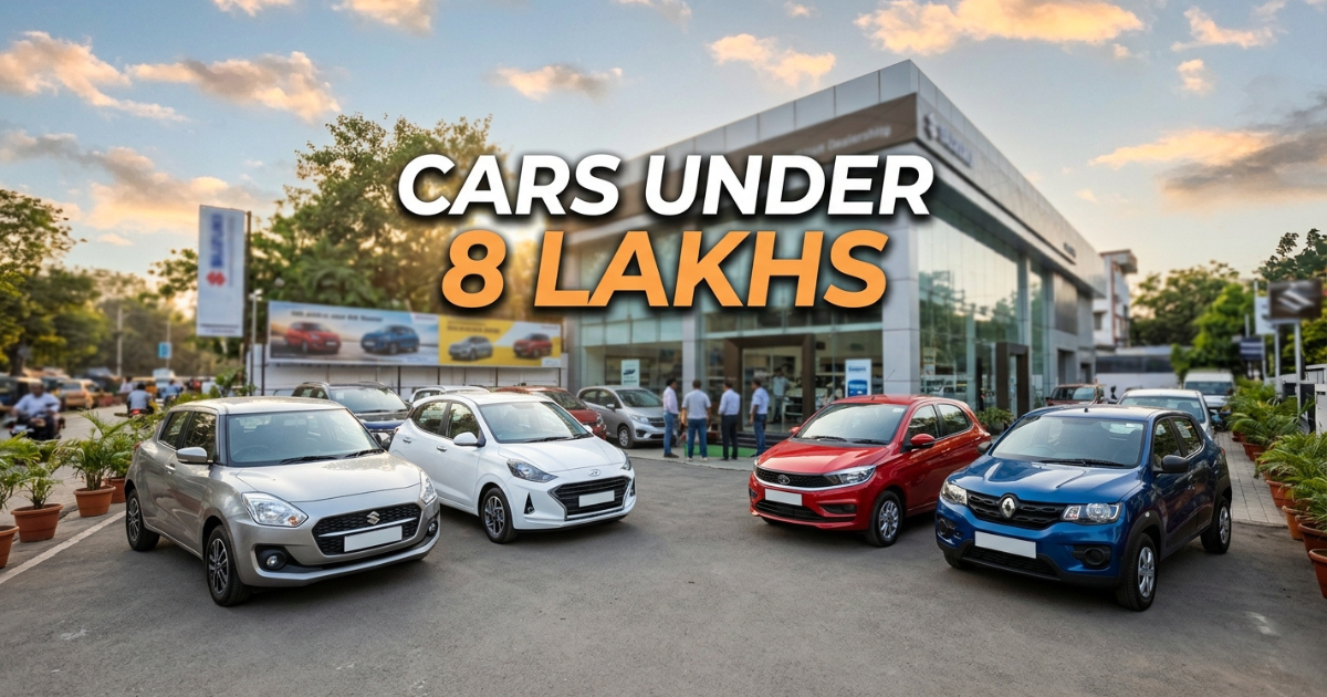 cars under 8 lakhs for drive