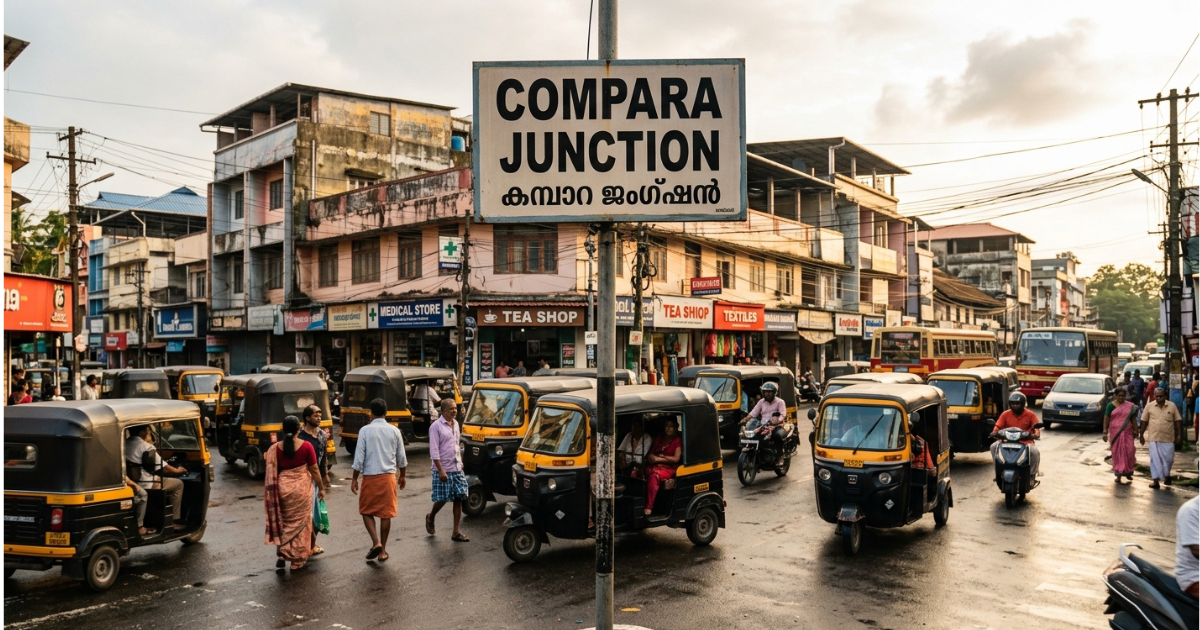 compara junction on old railway station road