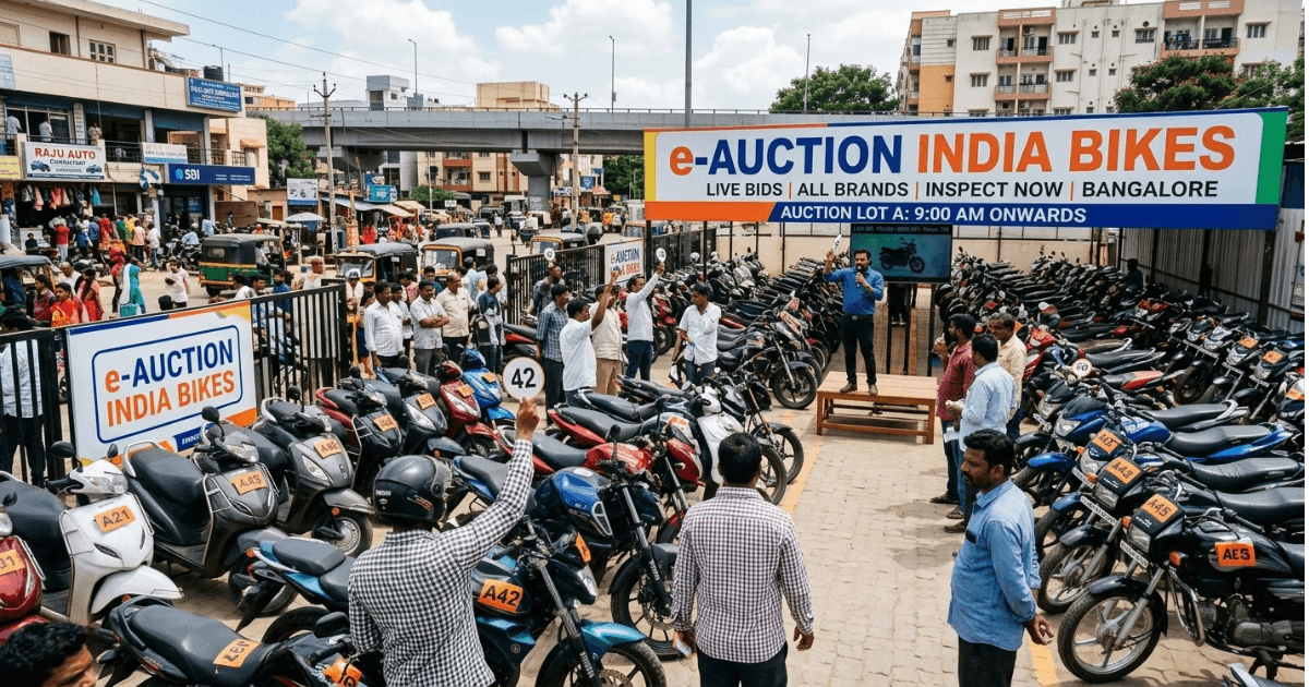 Buy Motorbikes Through E Auction India Bikes Platform