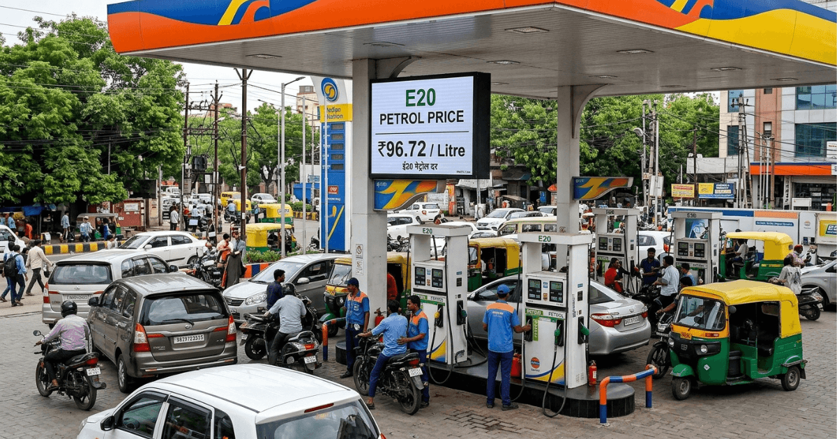 Check current E20 Petrol Price rates before your next refill