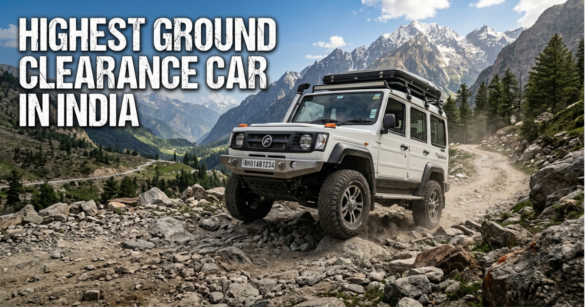 highest ground clearance car in india for knowledge