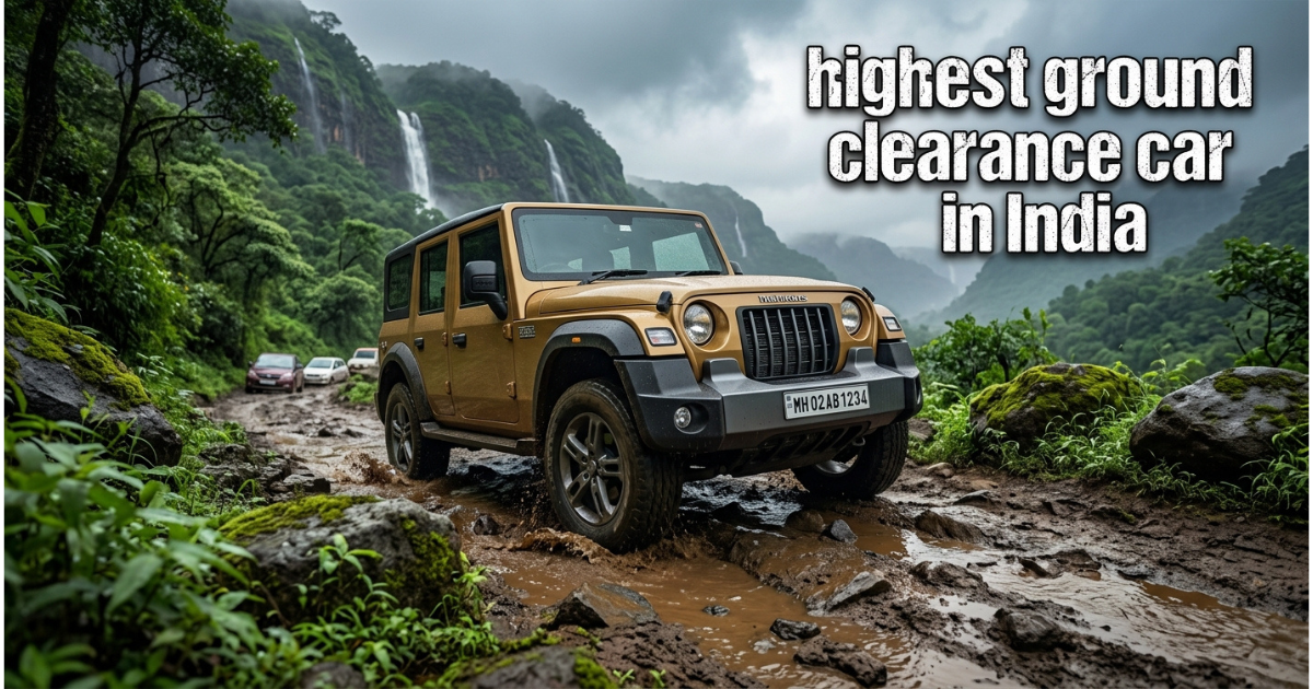 highest ground clearance car in india for buy