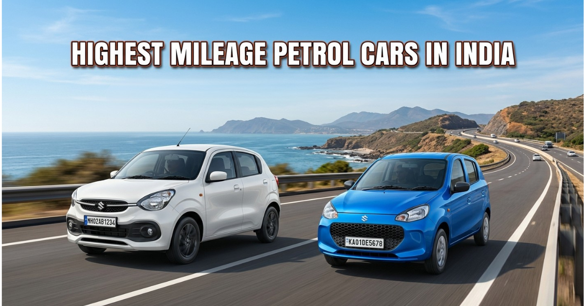 highest mileage petrol cars in india for fuel consumption