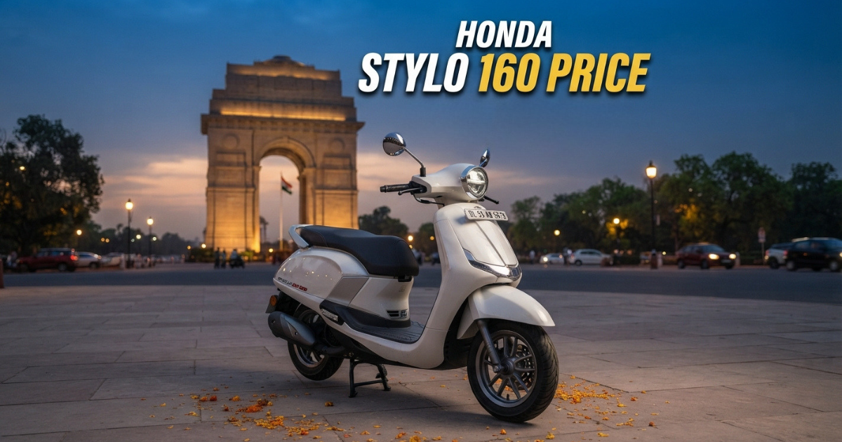 Honda Stylo 160 Price and specifications overview graphic