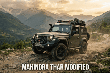 Mahindra Thar modified with stylish exterior upgrades and premium accessories