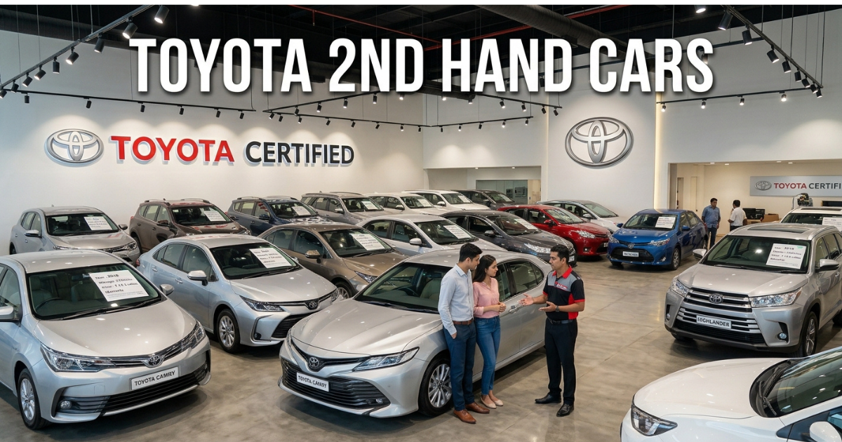 toyota 2nd hand cars with genuine inspection