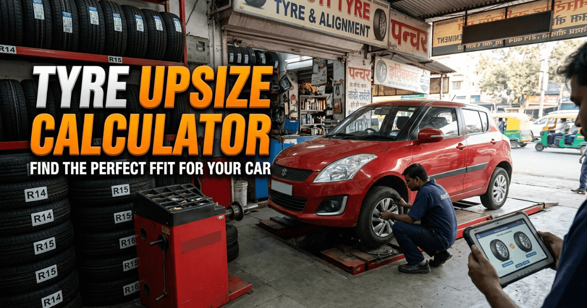 Online Tyre Upsize Calculator for accurate fitment checks